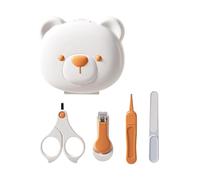Nouveaux parents Ensemble d'outils de soins essentiels pour bébé Caractéristiques ciseaux ongles Fichier à ongles et boîte de transport portable Outil de soins pour bébé avec housse de rangement