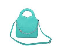 Nouveaux sacs pour femmes à la mode tendance pour dames bordure de sac à main décontracté lettre sac à main bandoulière cintres pour placard, bleu, Taille unique