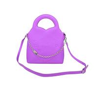 Nouveaux sacs pour femmes à la mode tendance pour dames bordure de sac à main décontracté lettre sac à main bandoulière cintres pour placard, violet, Taille unique