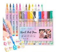 Nouveaux stylos marqueurs pour nail art, set de 12 couleurs/4 couleurs, stylos classiques pour nail art, stylos de peinture pour nail art, stylos surligneurs de graffiti DIY pour ongles, marqueurs pou