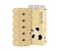 Nouveaux venus apprécient le papier toilette en pâte de bambou Solid -Layer épaissi domestique gros Abordable Paquet portable