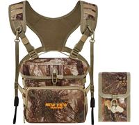 NOUVEAUX VIEW Bino Packs pour la chasse, sac de poitrine avec harnais à sangles binoculaires avec pochette de télémètre détachable (grande taille)