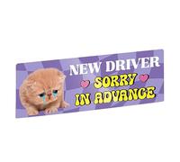 Nouvel aimant de conducteur, signe d'animal drôle magnétique réutilisable, autocollant automatique avec impression de couleurs vives, marqueur véhicule avec retrait facile, pour la pratique la s