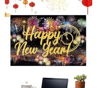 Nouvel An 2026 - d'affiche festive | Bannière de décorations du Nouvel An 2026, pour maison, salon, garage, patio, véranda, école, bureau, ferme de cabine photo