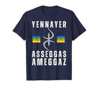 Nouvel an Amazigh Berber Yennayer Yaz Symbol Kabyle Tribal T-Shirt