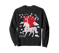 Nouvel an Chinois 2026 Année du Cheval de feu Signe du Zodiaque Sweatshirt