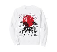 Nouvel an Chinois 2026 Année du Cheval de feu Signe du Zodiaque Sweatshirt