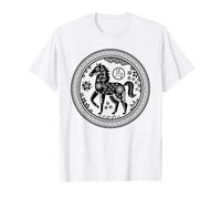 Nouvel an Chinois 2026 Année du Cheval de feu Signe du Zodiaque T-Shirt