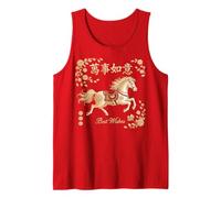 Nouvel an Chinois 2026 Cheval Rouge Lunaire Nouvel an du Cheval Débardeur