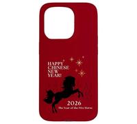 Nouvel an Chinois 2026 Zodiac Horse Art Coque pour iPhone 15 Pro