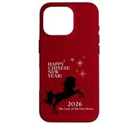 Nouvel an Chinois 2026 Zodiac Horse Art Coque pour iPhone 16 Pro