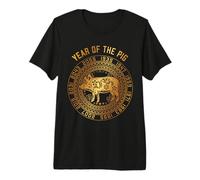 Nouvel an Chinois du Cochon Zodiaque Chinois Année 2031 T-Shirt Haut de Gamme