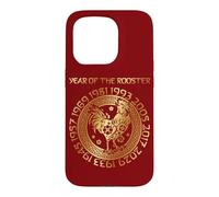 Nouvel an Chinois du Coq Année du Zodiaque Chinois 2029 Coque pour iPhone 15 Pro