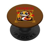 Nouvel an Chinois Mignon Serpent célébration Art PopSockets PopGrip Adhésif