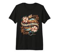 Nouvel an Chinois Serpent Nouvel an Lunaire 2025 Année du Serpent T-Shirt Haut de Gamme