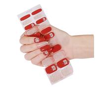 Nouvel An Festif Gel Ongles Autocollants Festive Dance Design Pas Cuisson Rapide Appliquer Longue Dernière Couleur Ongles Wraps Flexible Fit Nouvel An