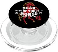 Nouvel an Lunaire 2026 Année du Cheval Art du Zodiaque Chinois PopSockets PopGrip pour MagSafe