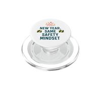 Nouvel an Même état d'esprit de sécurité | Sensibilisation Motivationnelle à la sécurité PopSockets PopGrip pour MagSafe
