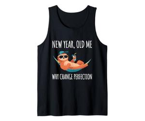 Nouvel an Old Me 2026 Blague Sarcastique Amusante Paresseux Effrayant Débardeur