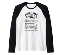 Nouvel an Weigh Day Rituals résolution Perte de Poids Manche Raglan