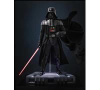 Nouvel arrivage : Figurine lumineuse de 30 cm du personnage d'anime de guerre Darth Vader avec voix, décoration de bureau, cadeau pour Halloween with box