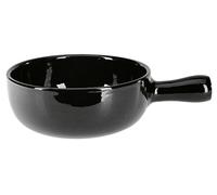 NOUVEL Caquelon à fondue au fromage uni noir