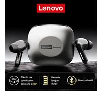 Nouvel écouteur sans fil Bluetooth Lenovo LE209, casque Bluetooth professionnel pour la musique, appels HD avec micro, autonomie de 30 heures, casque de jeu Green