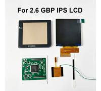 Nouvel écran LCD GBP. Écran LCD IPS haute luminosité de taille originale de 2,6 pouces, facile à installer, compatible avec Nintendo Gameboy Pocket 2.6 silvery FM