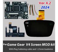 Nouvel écran LCD V4.2, Kit d'écran intégré complet pour Console SEGA Game Gear GG V4 IPS, Kits de rétro-éclairage d'écran LCD pré-laminé B