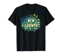 Nouvel emblème de croissance pour un nouveau départ au printemps et en été T-Shirt
