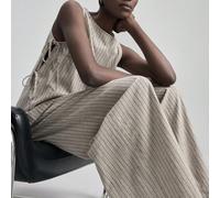 Nouvel ensemble 2 pièces pour femmes, chemise beige col bateau sans manches, gilet à nouer, coupe ample, style minimaliste, mode urbaine, décontracté chic, bureau, vacances, été L,M,S,XL,XS,XXL,XXS,XX