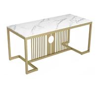 Nouvel Ensemble de Table à thé et de chaises en Pierre de Luxe Minimaliste de Style Chinois, Bureau de Style Zen, Balcon de Salon Moderne, Table de préparation de thé Kung Fu(160 * 70 * 75CM)