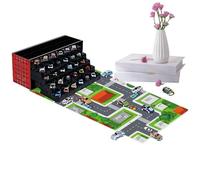 Nouvel Ensemble de Voitures à Tirer 48 pièces, Mini Voitures à Tirer 48/60 avec Ensemble de Garage intégré, Figurines de véhicules interactives avec boîte de Rangement, Cadeaux de fête d'anniversaire