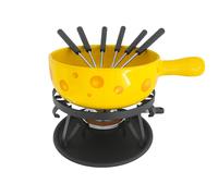 NOUVEL Käsefondue Set Formaggio gelb 9teilig
