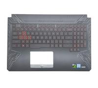 NOUVEL Ordinateur Portable Palmrest Majuscule Clavier Rétro-Éclairé US for Asus T-UF FX80 FX504 FX80G FX80GD FX504G FX504GD FX504GE Clavier Gamer (remplacement du clavier) ( Color : C Cover Style 2 )