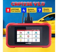 Nouvel Outil de Diagnostic Automobile LAUNCH CRP123E V3.0 ENG ABS SRS Transmission System 7 Fonctions de Réinitialisation, Effacement Gratuit à Vie des Codes, Scanner OBD CRP123I V3.0