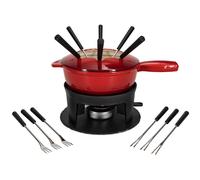 Nouvel Service à Fondue 6 Fourchettes Rouge 404433