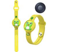 NouvelHorizonstore-1 lot de coque en silicone pour Motorola Moto - Tracker anti-perte - Imperm¿¿able, sangle r¿¿glable - Antichoc - Coque de suivi GPS pour enfants, robuste et durable - Jaune