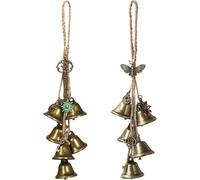 Nouvelhorizonstore-2 Pi¿¿Ces Carillon De Sorci¿¿Re En M¿¿Tal Pour Exterieur, Vintage Carillons Eoliens De Sorci¿¿Re Jardin, Protection De Maison Carillon ¿¿ Vent Pour Terrasse Exterieur, Cour D¿¿Corat