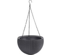NouvelHorizonstore-223694 - Jardinière Sphérique Suspendue - 35x35x22 cm, Gris