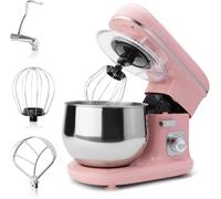 NouvelHorizonstore-263875 Rose a Pain petrin Professionnel Multifonction-Robot pâtissier/Pétrisseuse KM 3711 Rock'n'Retro, Aluminium, 5 liters