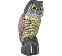Nouvelhorizonstore-Chouette À Oiseaux Avec Tête De Torche Décoration Debout Pour Jardin, Balcon, Terrasse, Multicolore