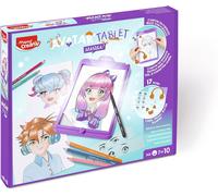 Nouvelhorizonstore-Creativ - Avatar'tablet Manga - Machine ¿¿ Dessiner Lumineuse, Pour Composer Des Portraits Manga ¿¿ L'infini - Tablette Lumineuse Avec Fiches Mod¿¿Les & Mat¿¿Riel De Dessin - D¿¿S 7