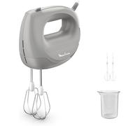 NouvelHorizonstore-Easy Max, Batteur, Mélange parfait, Compact, Bouton réglable avec 5vitesses, 2 jeux de fouets, Poivre, HM262BF0