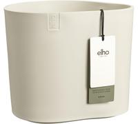 Nouvelhorizonstore-Eden 25 - Pot De Fleur - Interieur & Extérieur - Plastique 100% Recyclé - Ø 24.5 X H 23.1 Cm - Blanc/Blanc Lin
