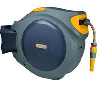 NouvelHorizonstore-HOZELOCK - Enrouleur de Tuyau Mural Auto Reel 40 M : Facile d'Installation, Dévidoir Prêt à l'Emploi avec lance, Raccords, Tuyau et Fixation Inclus - Garantis 5 ans* 2595R0000