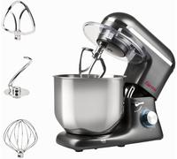 Nouvelhorizonstore-Im46 Pétrisseur Planétaire ""Gastronome 8l"", Pâtes Jusqu'à À 3kg, 1400 W (1800 W Max), 8 Litres, 6 La Rapidité, Gris Anthracite