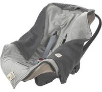 Nouvelhorizonstore-Lässig Baby Couverture Tricotée Pour Siège-Auto De Voiture Couverture Pour Siège-Auto De Bébé 100% Coton Bio Gots Anthracite