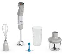 NouvelHorizonstore-Mixeur plongeant, Technologie de lames Powelix, Mode silencieux, 20vitesses, Lames pour glace pilée, Mode turbo, Pare-éclaboussures, Hachoir, Quickchef+ DD67EB10, Gris