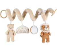 Nouvelhorizonstore-Noukie¿S - Spirale D¿Activité Pour Bébé - Caramel - Lion Babou & Kendi - Doux Avec Animaux En Peluche - À Accrocher Sur Poussette, Siège-Auto Ou Lit - Développe Les Sens - Cadeau N